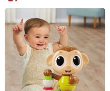 Little Tikes musical monkey toy in english & french