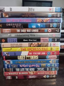 Michael Caine Dvd Collection Bundle Get Carter Italian Job Alfie Etc