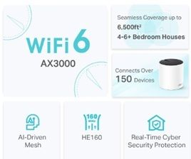 Deco X55 Mesh Wi-Fi Triple Pack