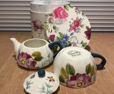 Ceramic Stacking Teapot and Mug (Tea for One) set