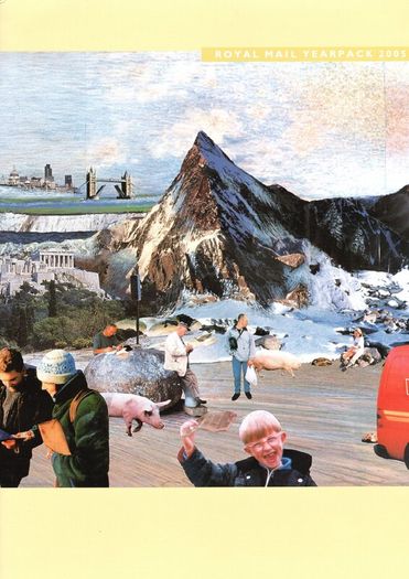 2005 Great Britain Commemorative Stamps Year Pack (includes 4 image showing contents)