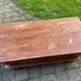 wooden coffee table Image 2