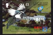 1994 Isle of Man Calf of Man Bird Observatory/ Hong Kong 94 Commemorative Stamp Miniature Sheet Mint Never Hinged (MNH)
