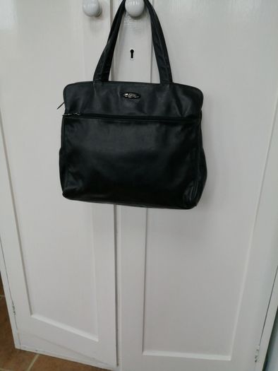 Enny Black Leather Bag
