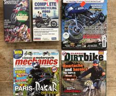 Vintage Motorcycle Magazines & VHS