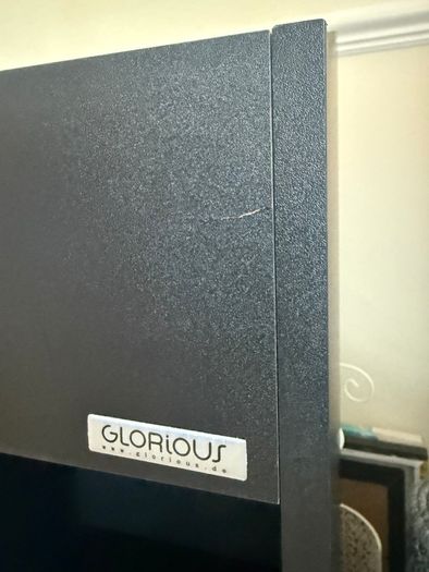 Glorious vinyl record and hi-fi storage units