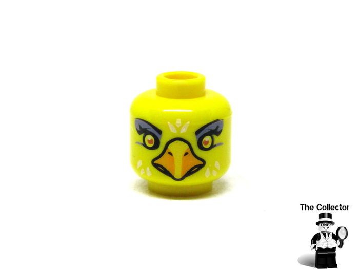 Lego Yellow Chima Error Prototype Test Print Colour Yellow Head Rare And Hard To Find