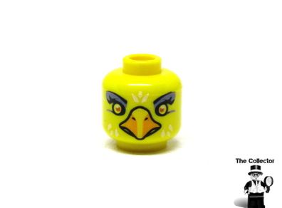 Lego Yellow Chima Error Prototype Test Print Colour Yellow Head Rare And Hard To Find