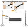 Photography Studio Backdrop Stand Photo Video Studio Background Stand Backdrop Support System Kit Scenery Shelf Frame Light Kit Image 2