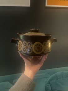 Denby small dish with lid pottery