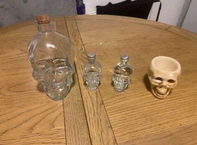 skull bottles