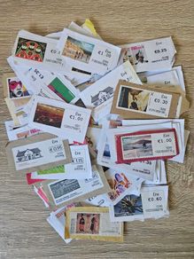Unfranked Irish stamps 100euro Face Value Kiloware