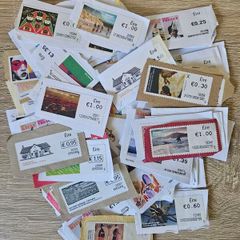 Unfranked Irish stamps 100euro Face Value Kiloware