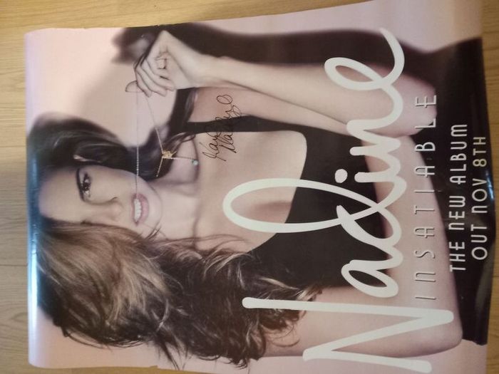 Nadine Coyle Signed Poster