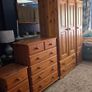 Complete Solid Pine Bedroom Set  5 Pieces Image 4