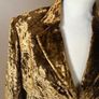 Vintage Cacherel Gold Velvet Jacket Size Uk10 Image 3