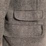 Zara Mens Herringbone Overcoat / Peacoat almost new Image 3