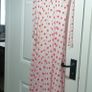 Long dress size 12 Myleene Klass lovely soft pink and red poka dot hard to show colour in photo Image 5