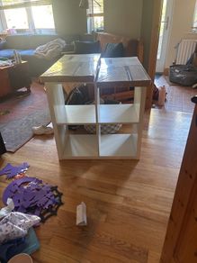 Kallax 2x2 and four drawer inserts