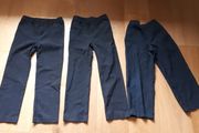 Boys School Navy Trousers x 3 (Age 6-7)