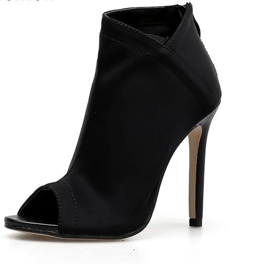 black ancle heels new soze eu 36 uk3