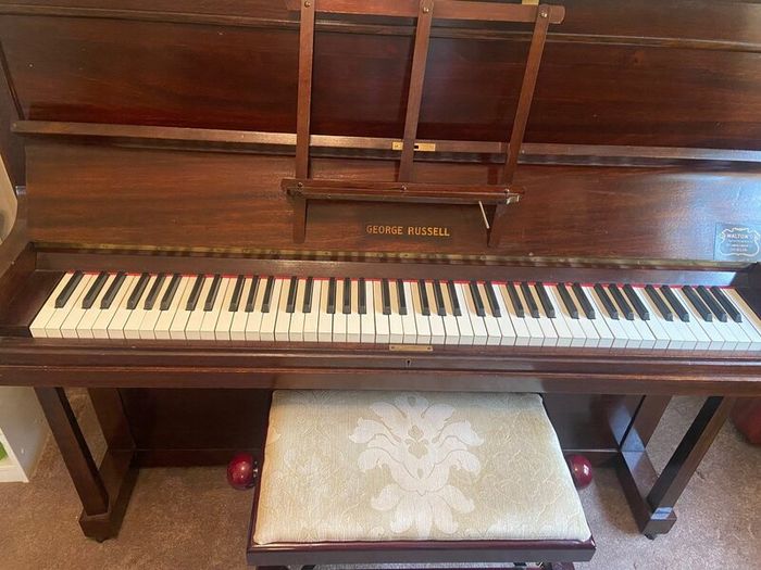 Piano and stool