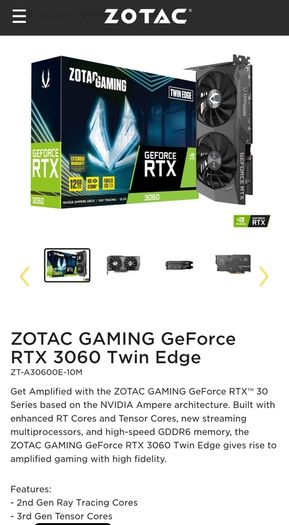 Geforce RTX 3060 12GB