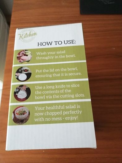 Salad Cutter Bowl