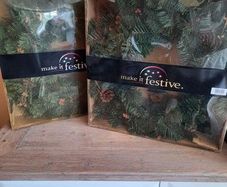 45cm Large Christmas Wreath - New (2 available)