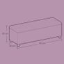 Bedroom bench with storage - FREE P&P Image 7
