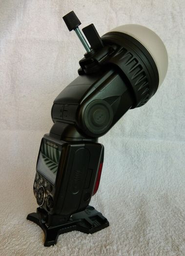 Dome flash diffuser light shaper