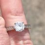 Zircon Sterling Silver engagement ring Image 2