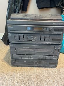 Sanyo DC-X502 vintage stereo/music centre,