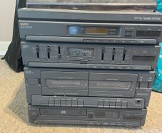 Sanyo DC-X502 vintage stereo/music centre,
