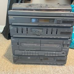 Sanyo DC-X502 vintage stereo/music centre,