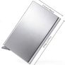 Aluminium credit card holder. Black / silver. Image 3