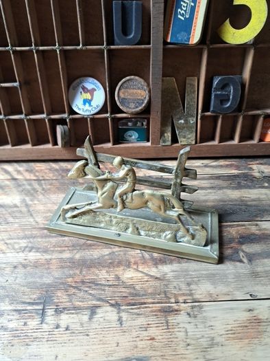 Vintage Brass Letter Holder