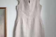 Hobbs Linen Dress Size Uk 12