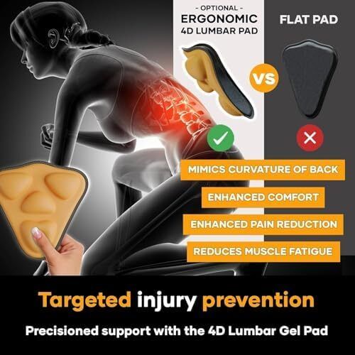 PLUS Back Support Belt Back Brace with Ergonomic Lumbar Pad - Lower Back Pain Relief for Men and Women - Medical Grade Orthopaedic Waist Compression