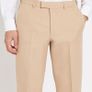 Regular Fit Active Waist Trousers - W38 L33 - TAN Image 3