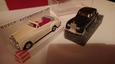2 Rolls Royce SilverCloud model cars