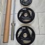 brand new olympic tri grip weight set  B Image 8