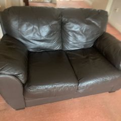 2 Seater leather couch