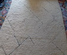 authentic wool Berber rug large 160 x 230