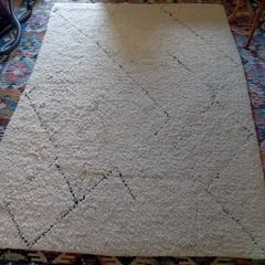 authentic wool Berber rug large 160 x 230