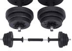 Adjustable Plastic Dumbbell Set 20 kg  - Free Delivery Nationwide
