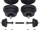 Adjustable Plastic Dumbbell Set 20 kg  - Free Delivery Nationwide