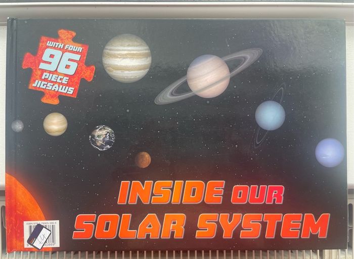 Inside our Solar System Jigsaw Book with 4 x 96 Piece jigsaws