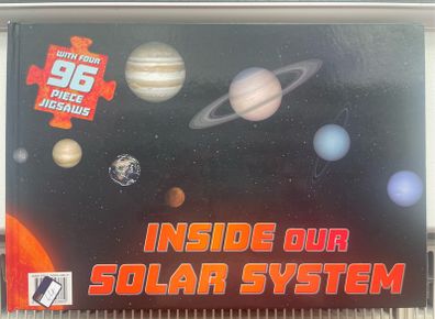 Inside our Solar System Jigsaw Book with 4 x 96 Piece jigsaws