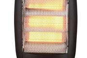 Heater 1200W, Portable Room Heater with 3 Heat Settings, 90 Oscillation, Tip Over Safety Switch, Compact Carry Handle, Black